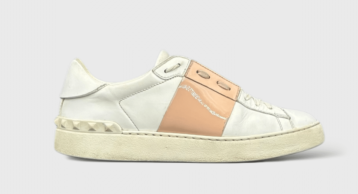 0000000313 Valentino Open Blanc/Rose/Verni 39