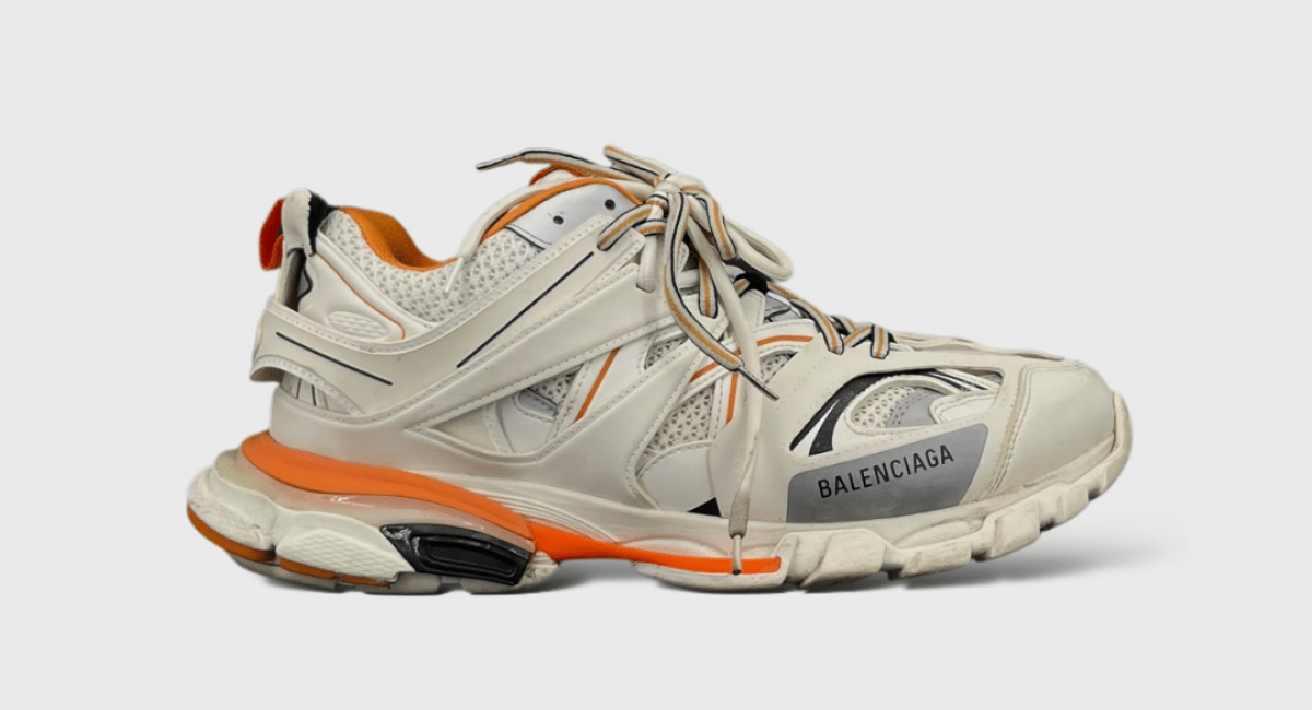 0000001241 Balenciaga Track Blanc/Orange 42