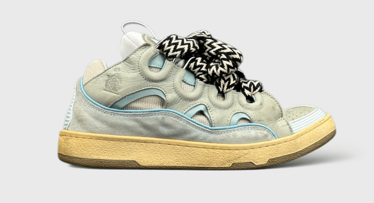 0000000301 Lanvin Curb Bleu/beige/noir 43