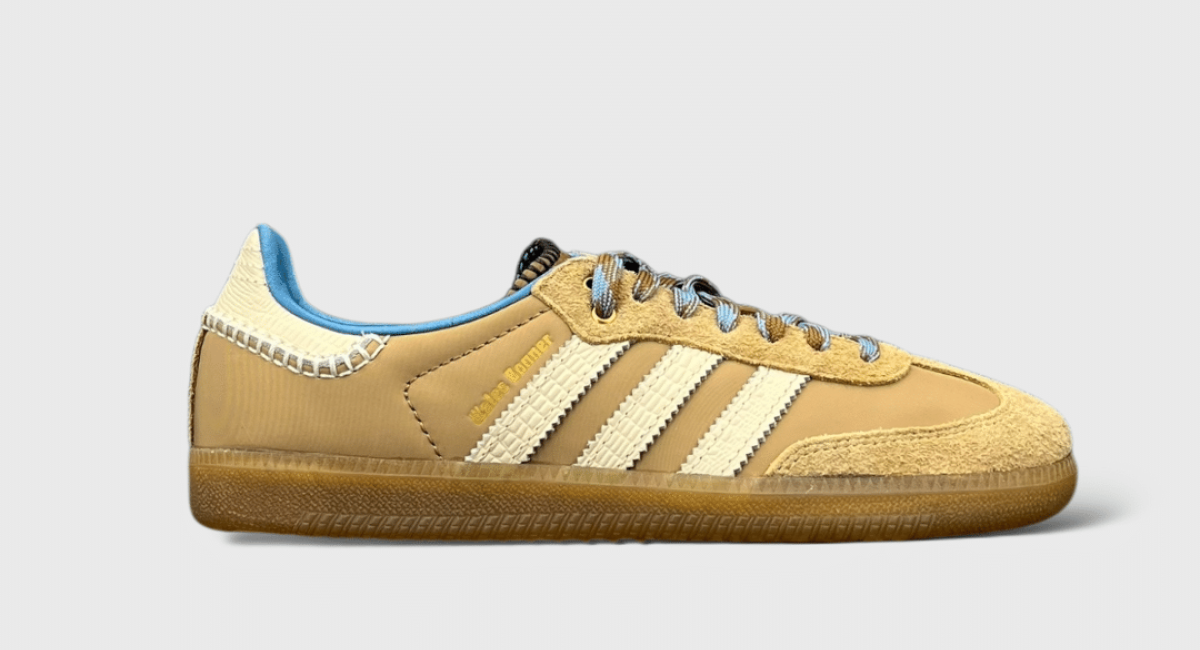 0000000234 Adidas Wales Bonner Blanc/Moutarde/Bleu 41