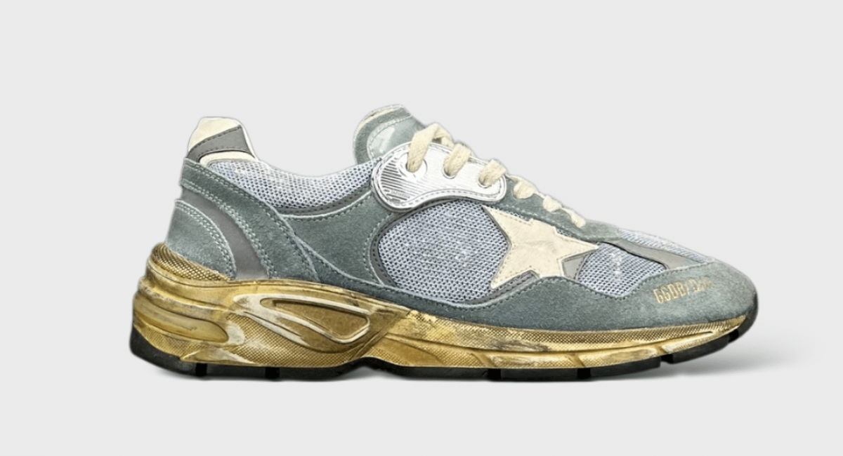 0000000488 Golden Goose Dad Star Bleu / Doré 37