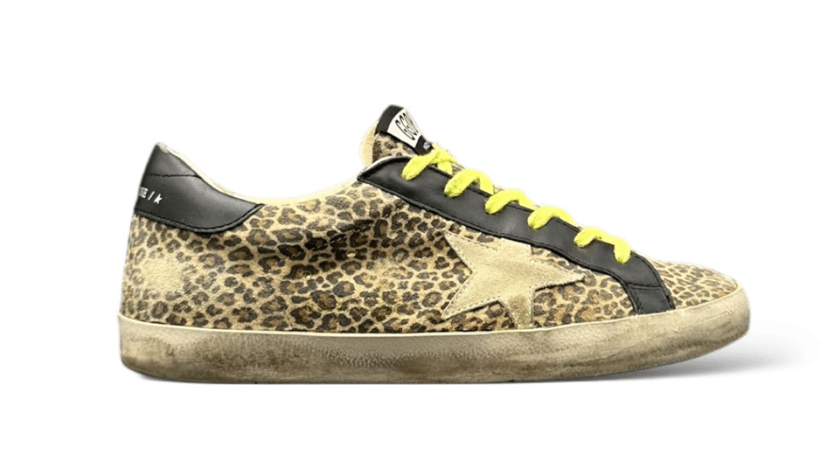 0000001295 Golden Goose Super Star Léopard/Jaune 39