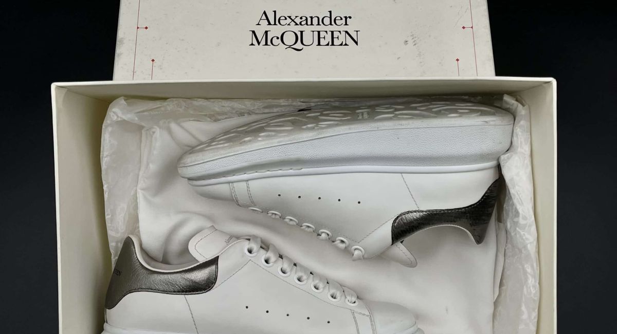 Alexander Mcqueen Oversize blanche/argenté 38