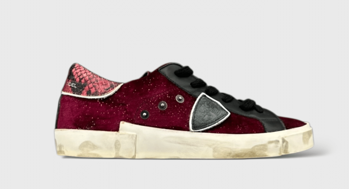 10357 Philippe Model PRSX Bordeaux/blanc/noir 37