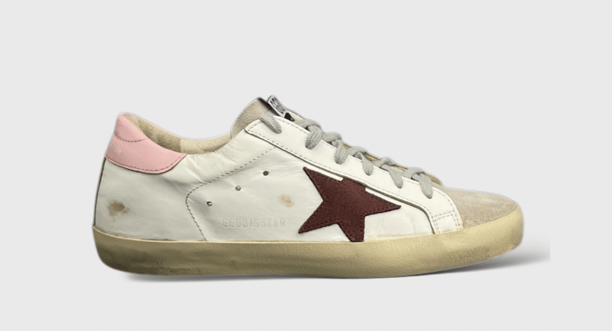 0000001197 Golden Goose Super Star Bordeau/Rose 39