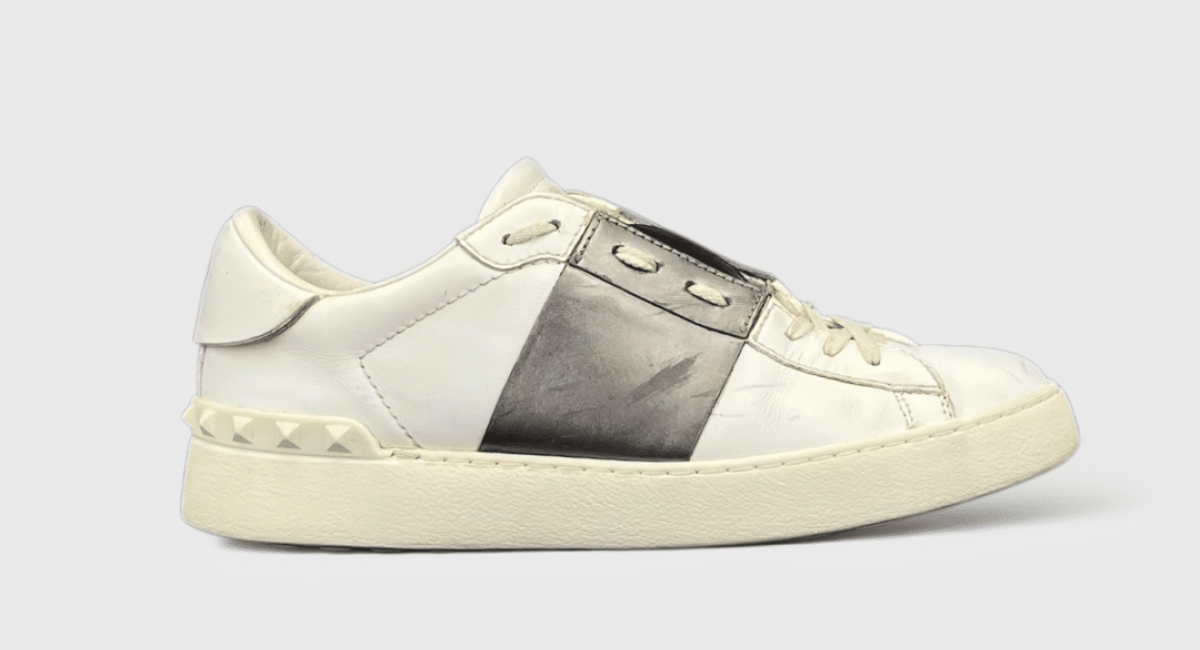 0000000126 Valentino Open Blanc/Argenté 38