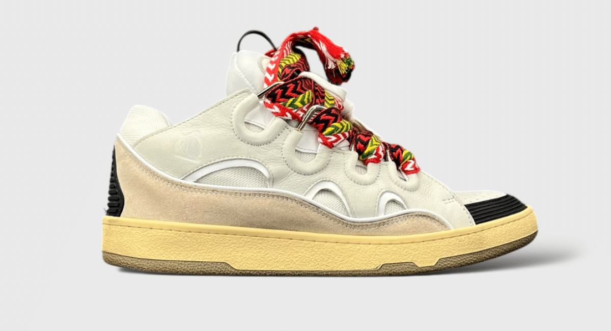 9759 Lanvin Curb Blanc/Multicolore/Noir 45