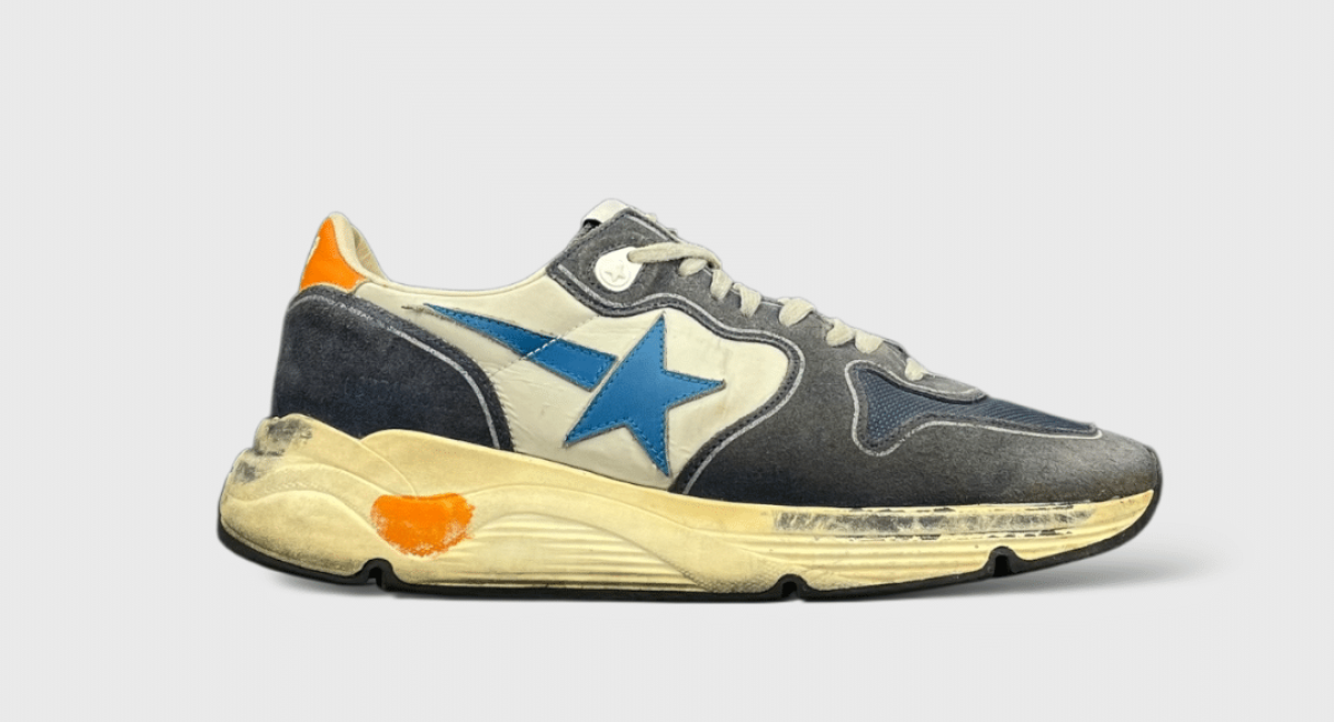 0000000324 Golden Goose Running Bleu/beige/orange 41