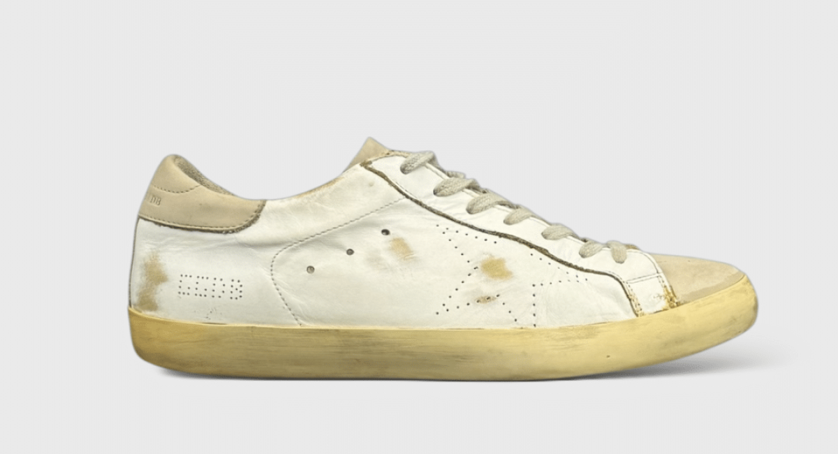 0000000556 Golden Goose Super Star Blanc/Beige 42