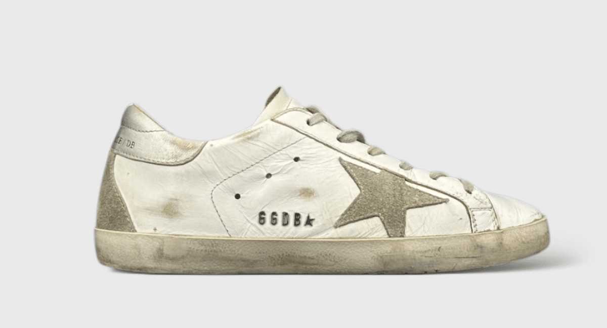 10363 Golden Goose Superstar blanc/gris/argent 37