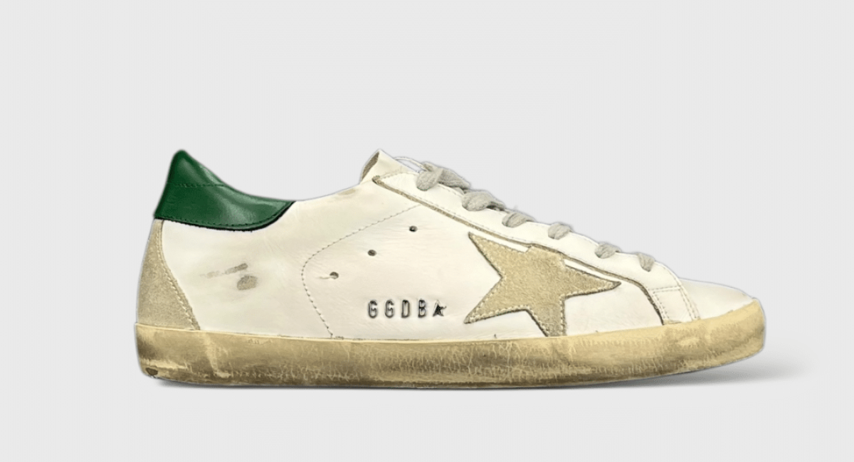 0000000446 Golden Goose Super Star Blanc/vert 37