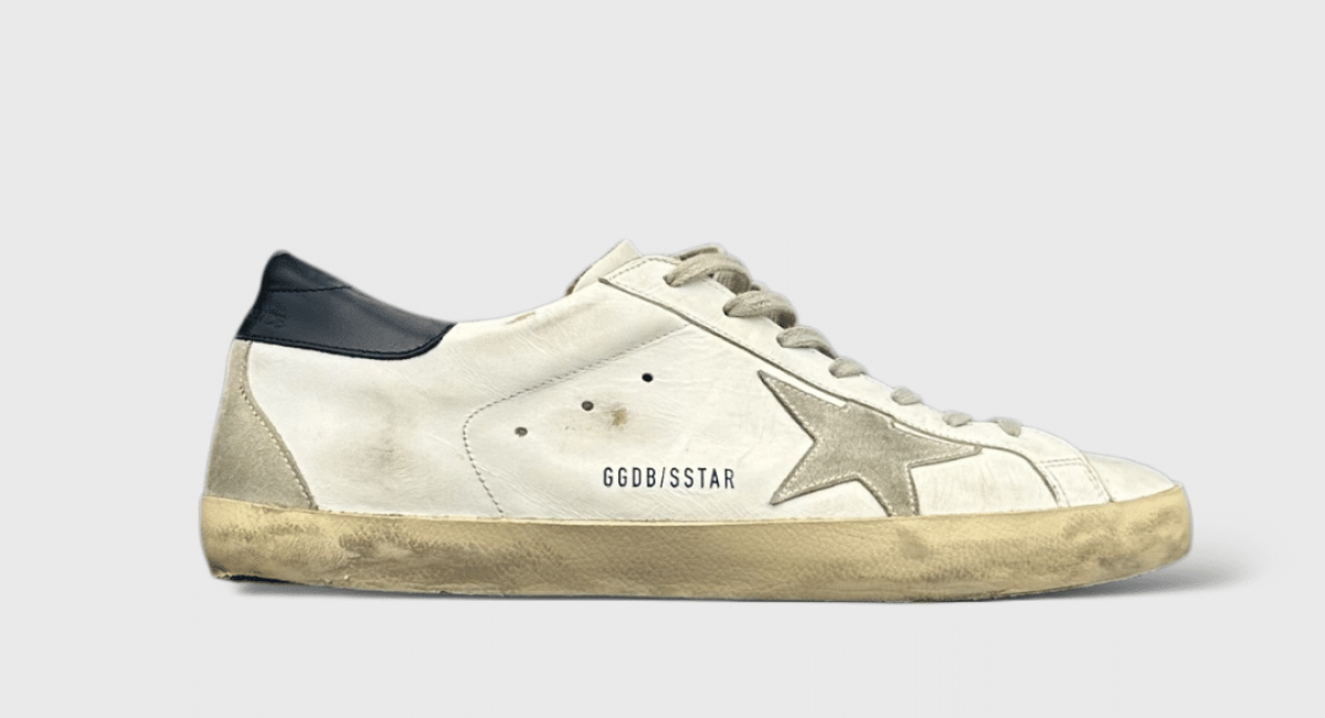 0000000726 Golden Goose Super Star Blanc/Bleu 43
