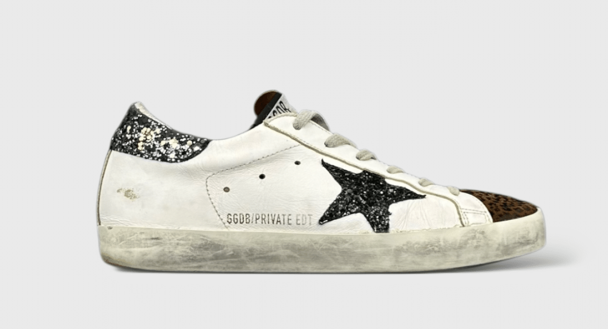 10362 Golden Goose Superstar Leopard/blanc/noir 37