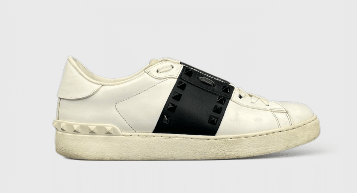 0000000621 Valentino Rockstud Blanc/Noir 40