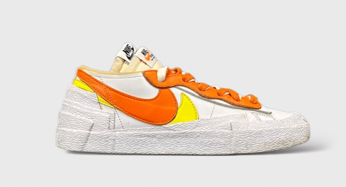 10083 Nike Sacai Blazer Orange/jaune/blanc 37,5