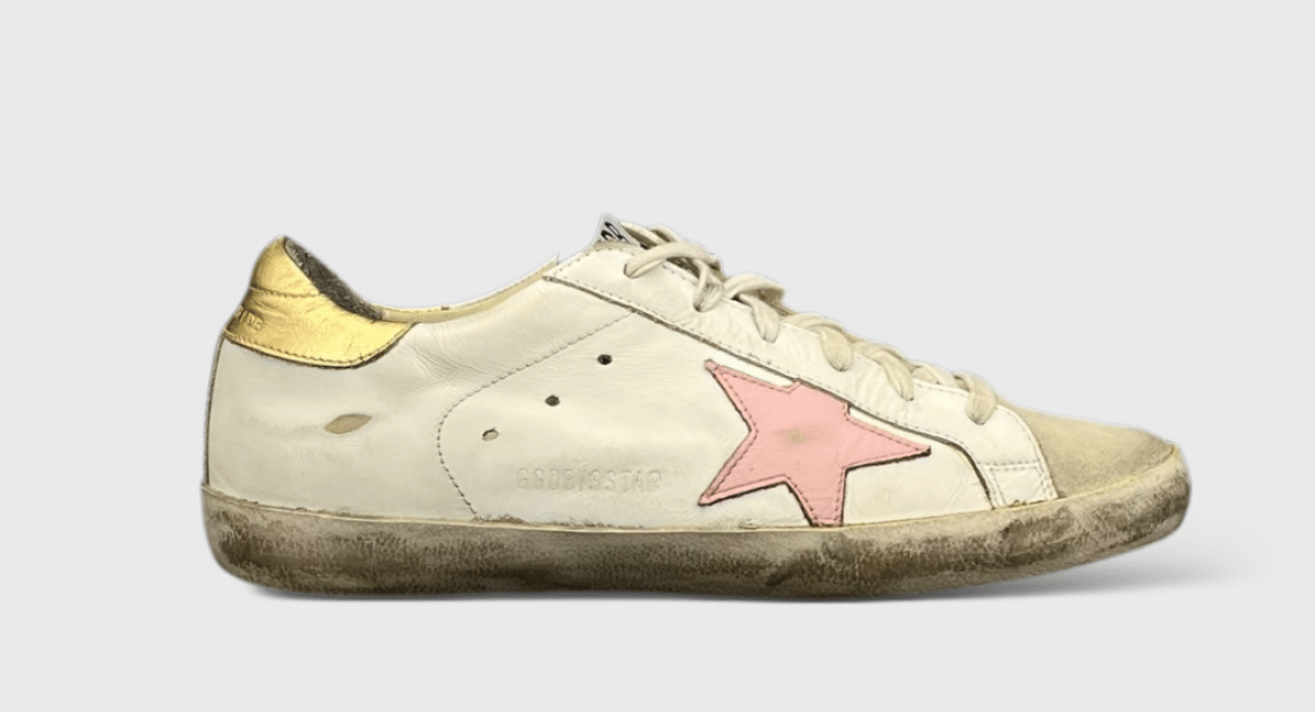 0000000362 Golden Goose Super Star Blanc/Or/Rose 38