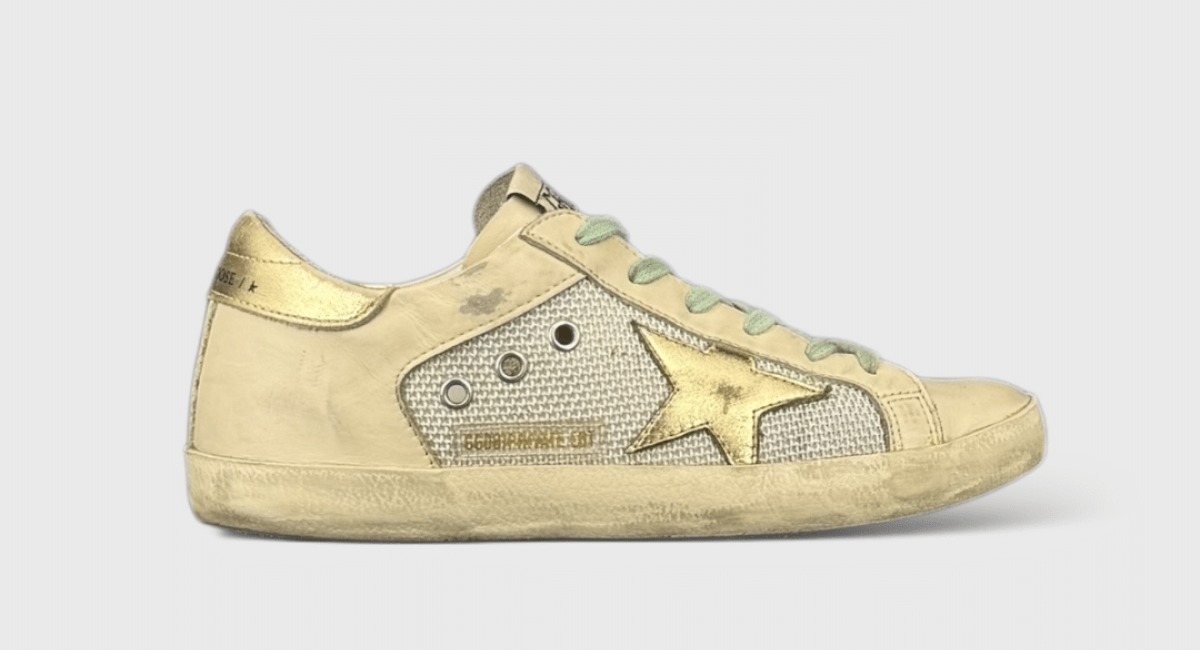 9210 Golden Goose Superstar Beige/doré 37
