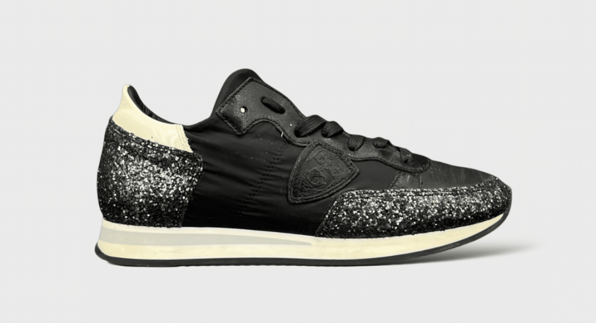 7610 Philippe Model Tropez Noir/Paillettes 37