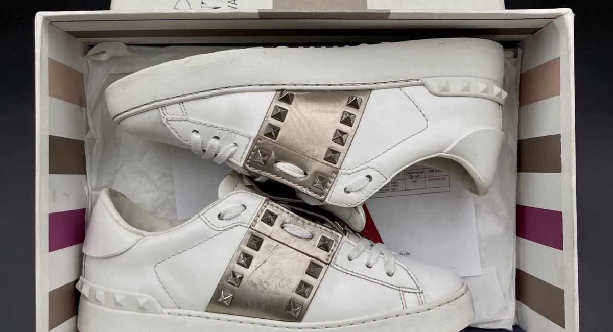 Valentino Open Blanche Rose Gold 36