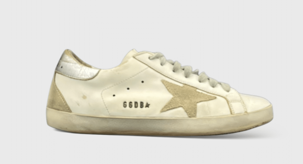0000000408 Golden Goose Super Star Blanc/Argent 39