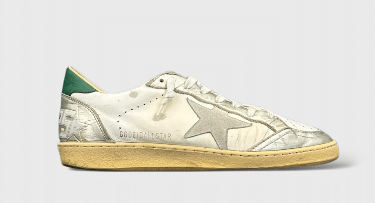 0000000768 Golden Goose Ball Star Blanc/Vert 42