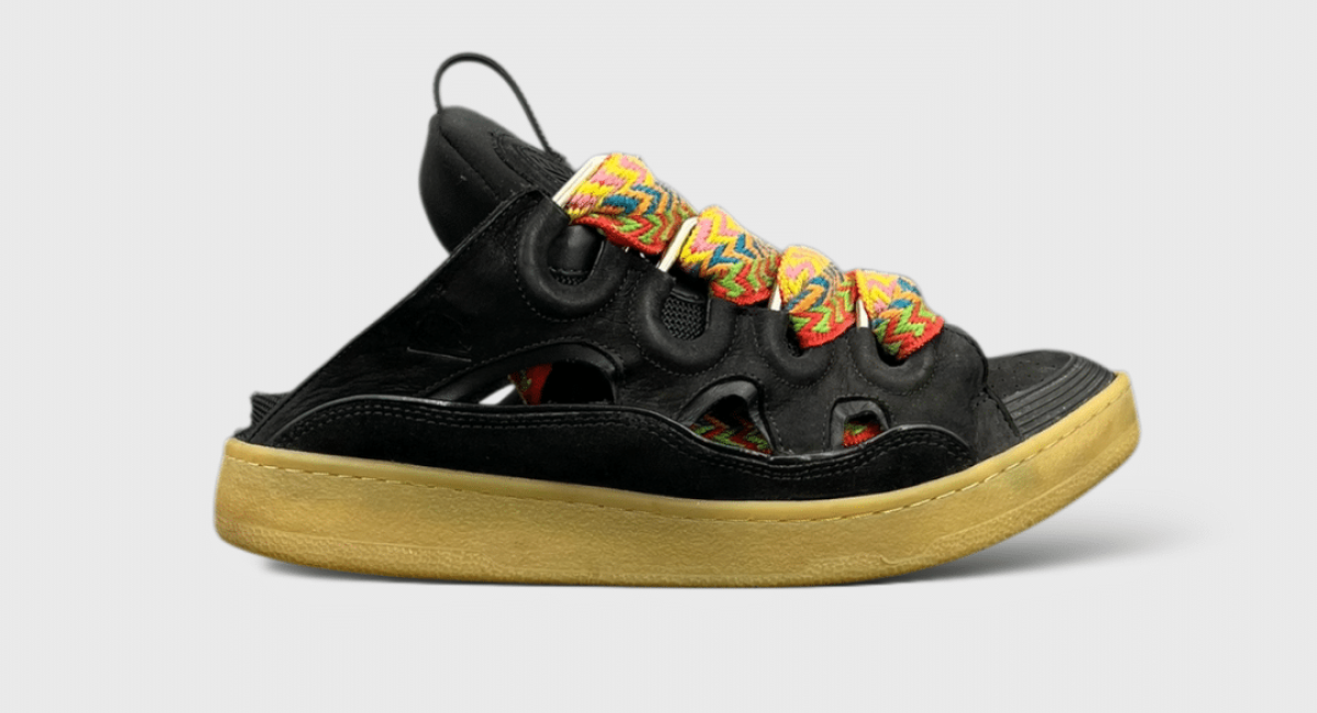 0000000085 Lanvin Curb Noir/Orange 44