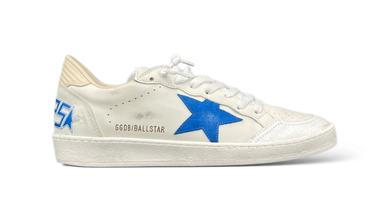 0000001339 Golden Goose Ball Star Blanc/Bleu 43