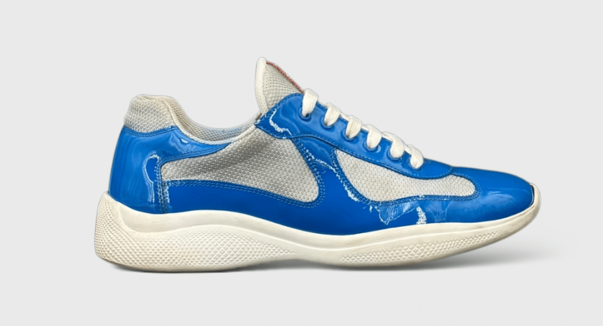 0000000884 Prada Cup Blanc/Bleu 44