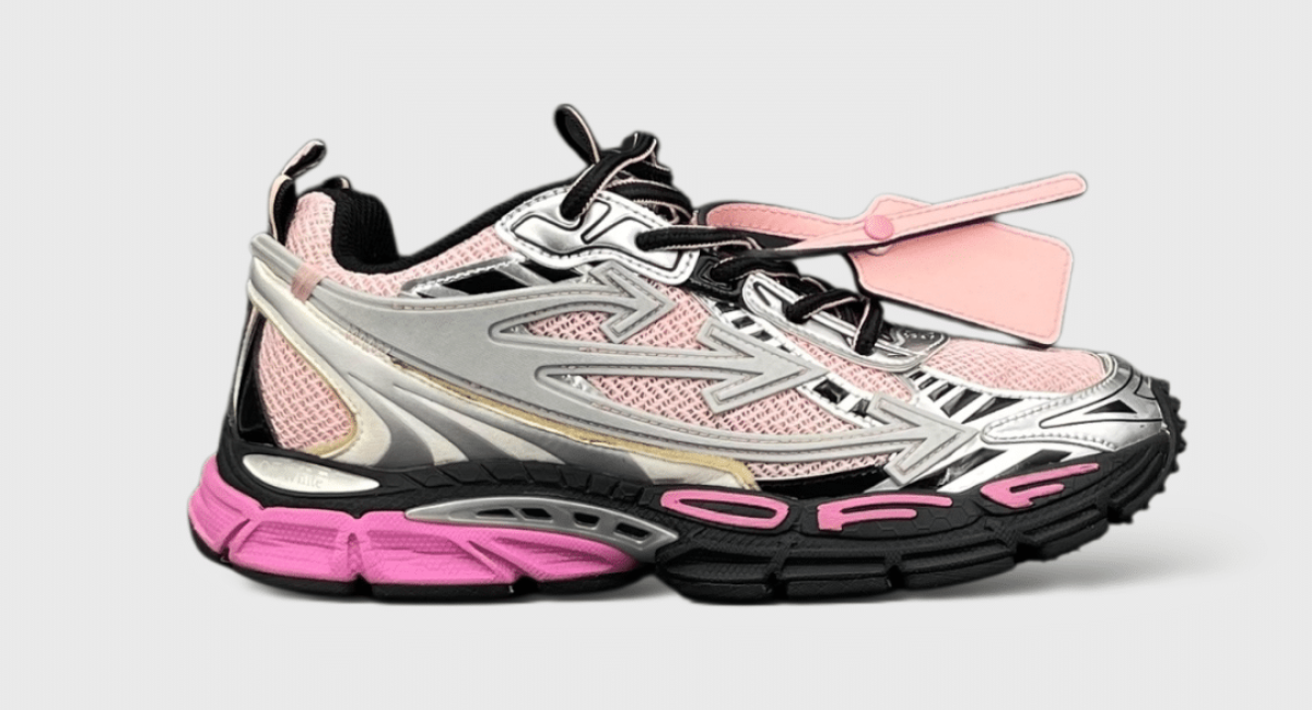 0000001135 Off White Be right Back Noir/Rose 38