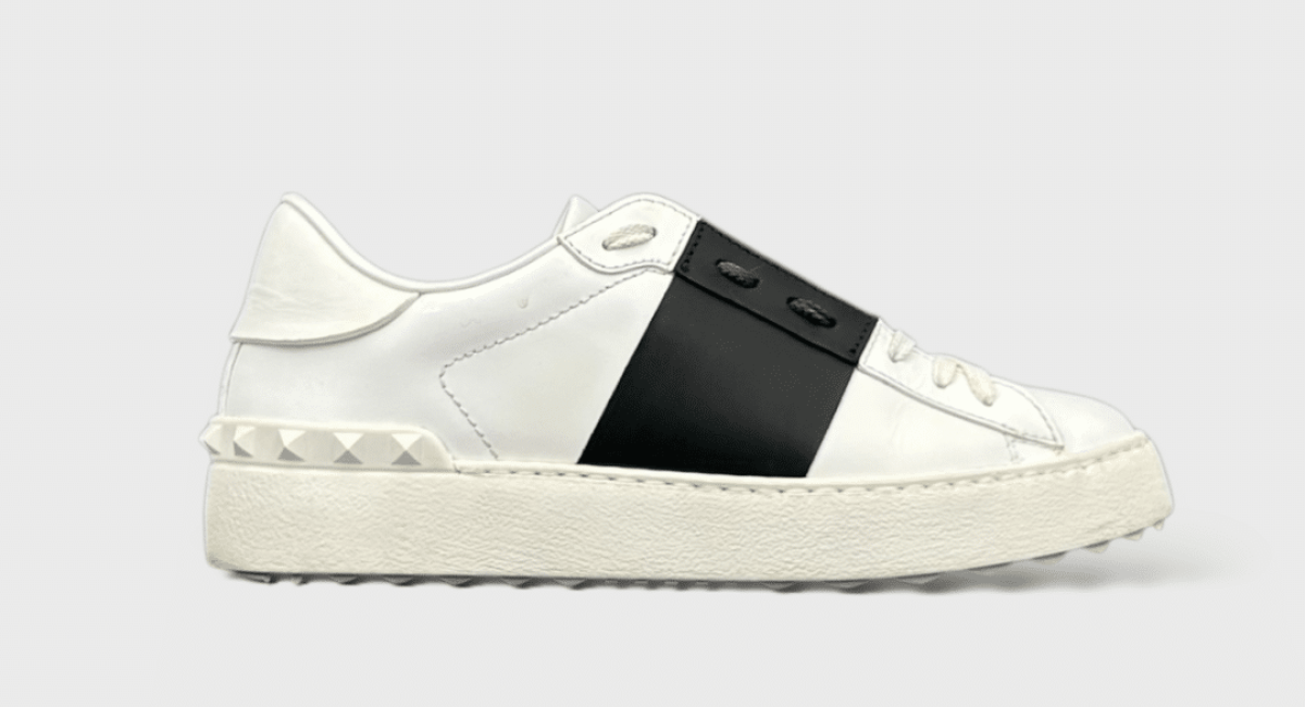 10401 Valentino Open Blanc/Noir 36