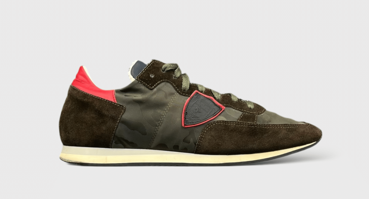 8321 Philippe Model Trpz kaki militaire/rouge 43