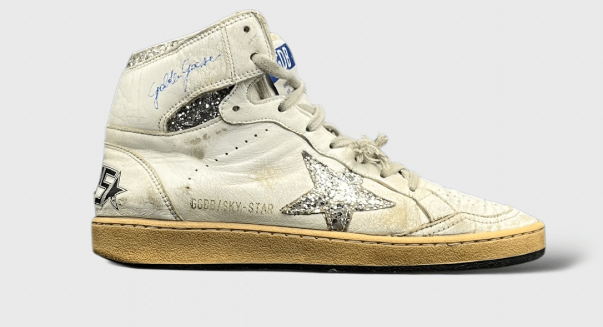 0000000582 Golden Goose sky star Blanc/argent 38