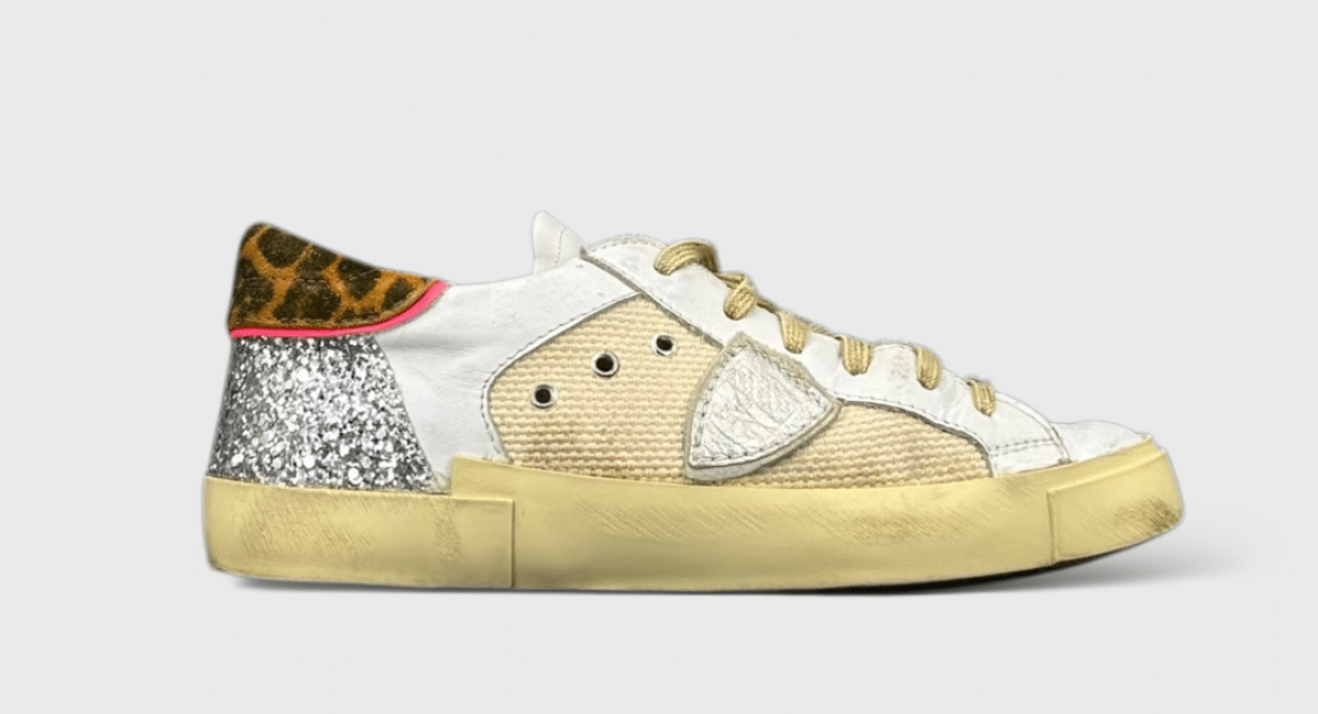 10386 Philippe Model PRSX beige/argent/léopard/rose 37