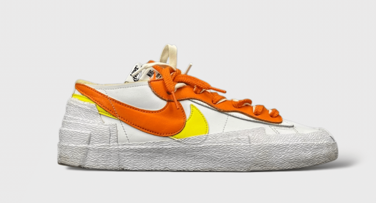0000000226 Nike blazer sacai Blanc/Jaune/Orange 43