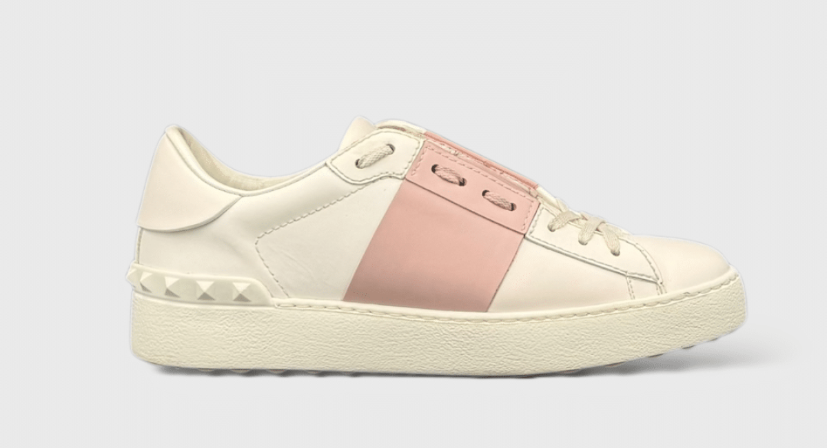 0000000142 Valentino Open Blanc/Rose 37