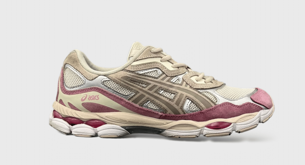 0000000327 Asics Gel NYC Beige/Rose/Blanc 45
