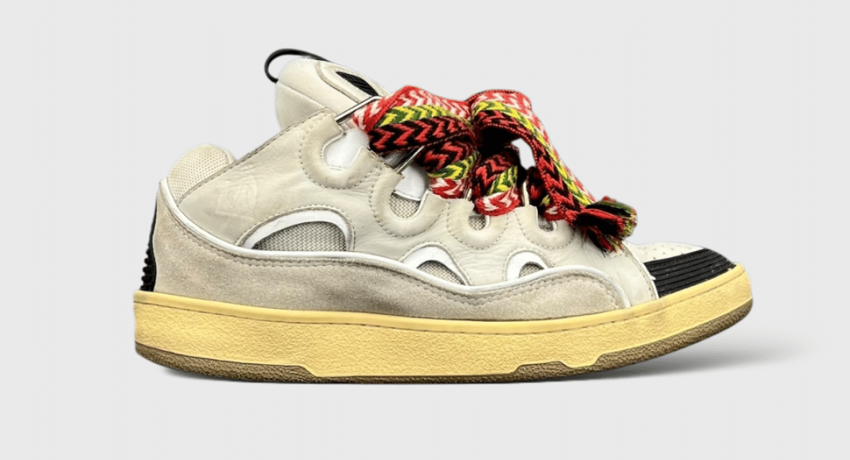 9794 Lanvin Curb Blanc/multicolore 43