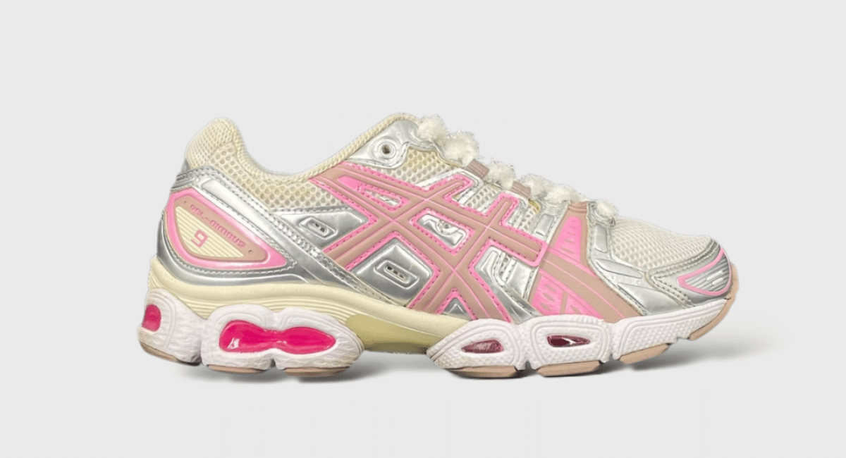 9222 Asics Nimbus argent/Blanc/rose 37