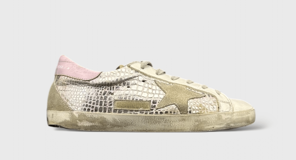 0000000759 Golden Goose Super Star rose/beige/crocro 37
