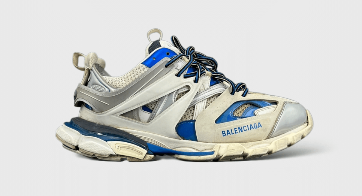 9113 Balenciaga Track Blanche/Bleu 42