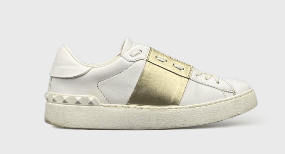 0000000156 Valentino Open Blanc/Or 36,5