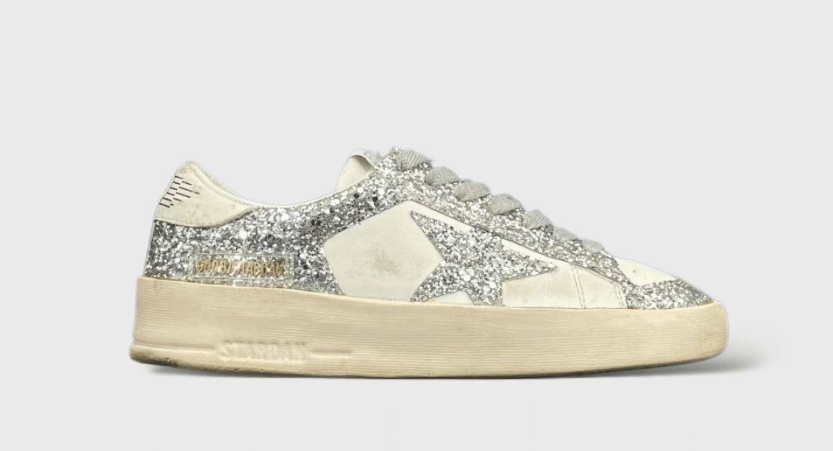 9561 Golden Goose Stardan Argent/blanc 36