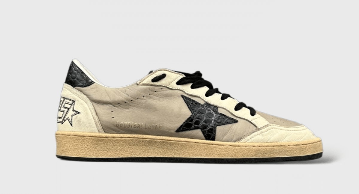 0000000965 Golden Goose Ball Star Beige Noir// 44