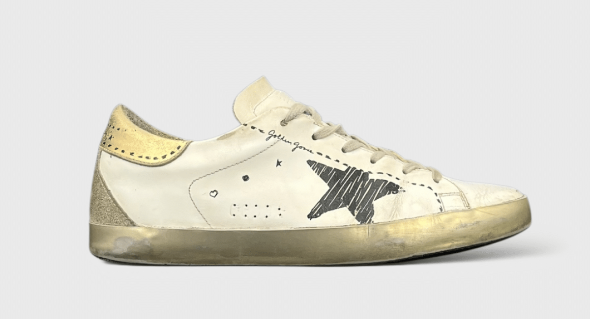 0000000048 Golden Goose Super Star Blanc/Noir 39