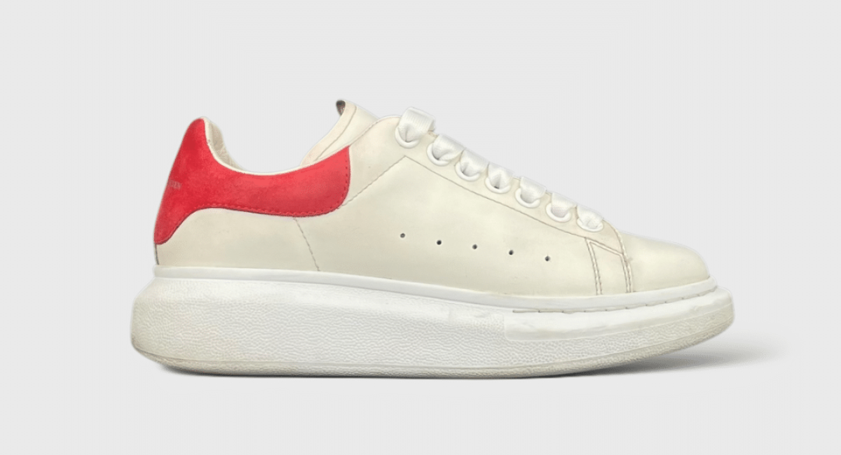 Alexander McQueen Oversize Blanc/Rouge 36