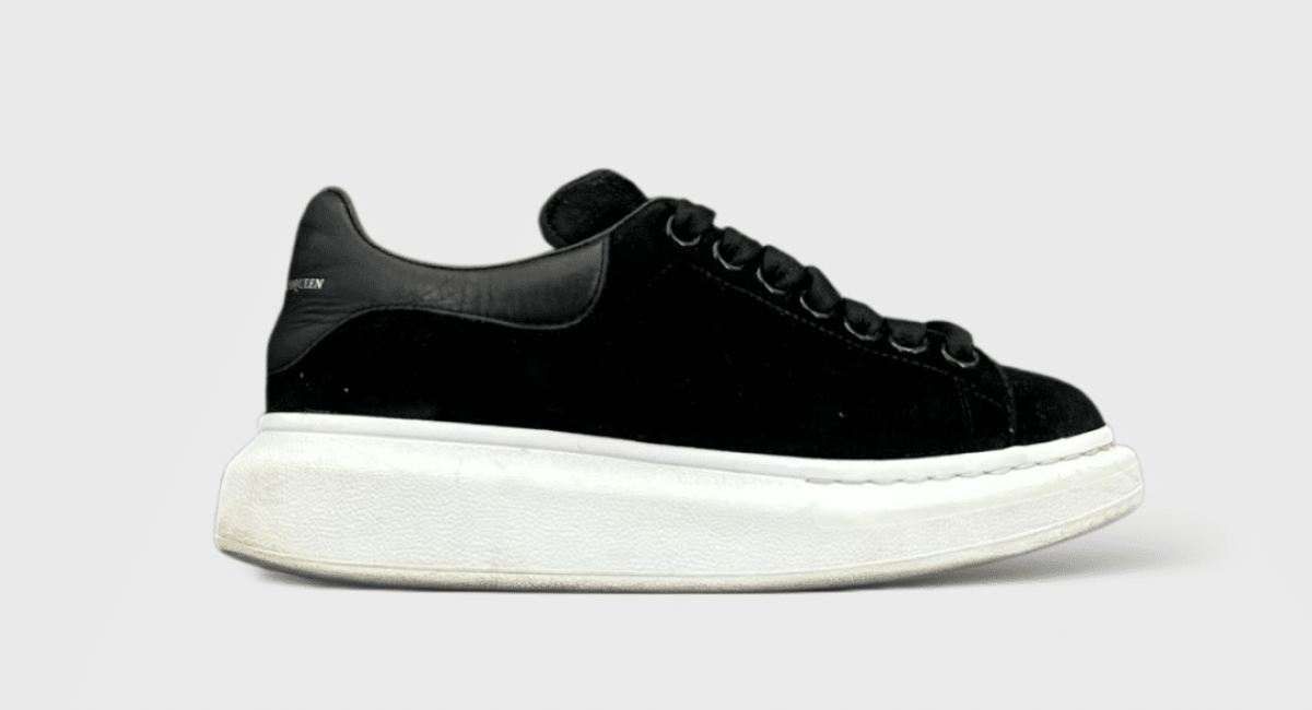 9665 Alexander Mcqueen oversize Noir/blanc 36