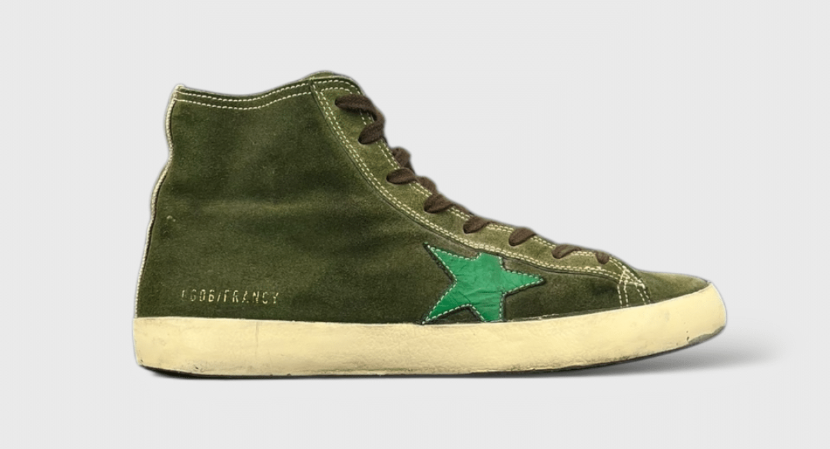 0000000282 Golden Goose Francy Kaki/Blanc 40