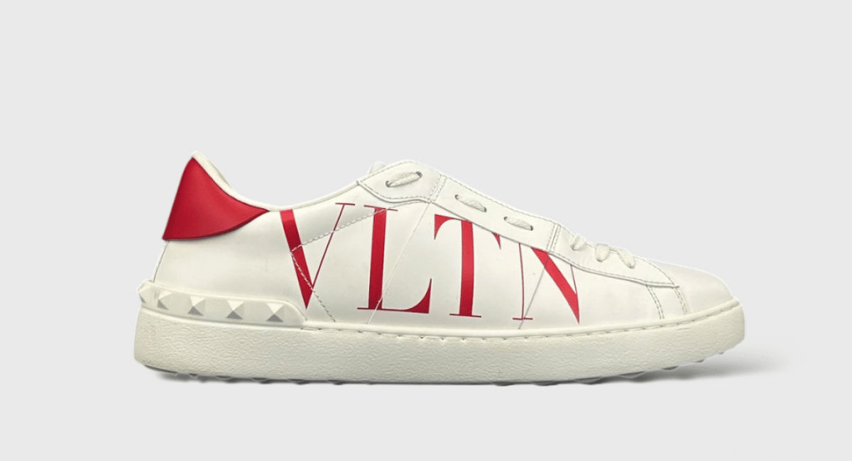 0000000590 Valentino Open Blanc/Rouge 44