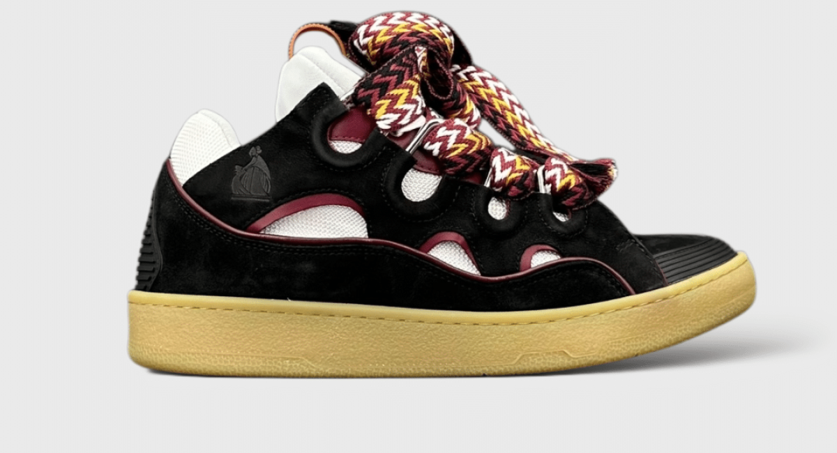 0000000082 Lanvin Curb Noir/bordeau/blanc 43