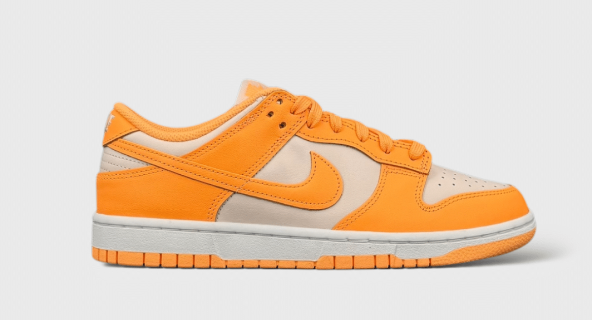 10209 Nike Dunk Low Blanc/Orange 40,5